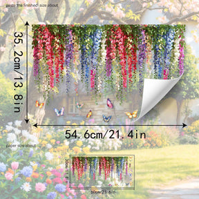 FloraGlow – Vibrant Flower Bouquet Window Sticker