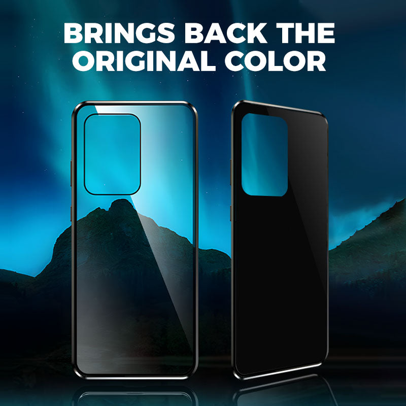 ShieldNova – Magnetic Tempered Glass Case for Samsung S23–S25