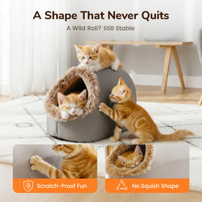 CozyPaws – Warm Retreat Pet Bed