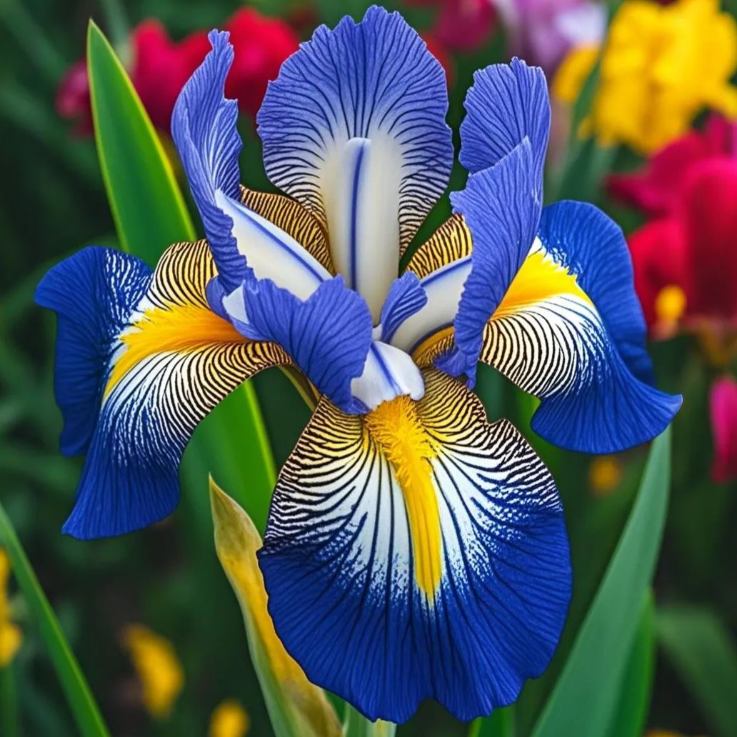 BloomAura – Exotic Tall Bearded Iris Flower