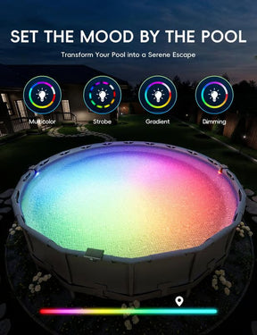 PoolShine – Solar Powered Poolside Ambient Light