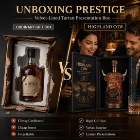 RegalHorn – Luxury Highland Cow Whisky Decanter
