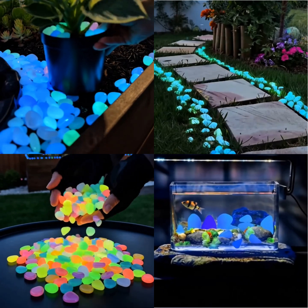 AuraPebble – Glow Garden Stones