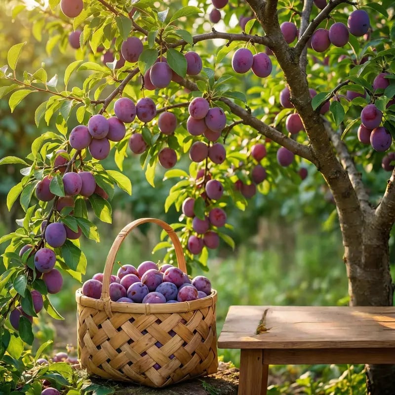 PureHarvest – Heirloom Non-GMO Grafted Plum Tree Sapling