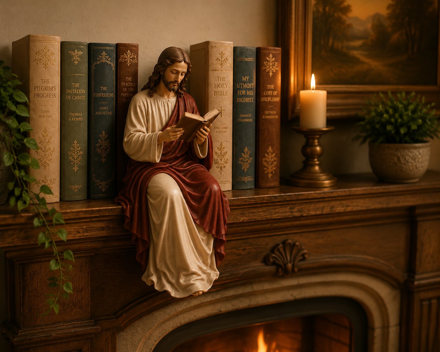 ScriptureRest - Jesus Reading Décor