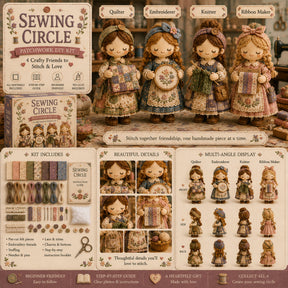 TinyWorlds – Cozy Patchwork DIY Craft Kit Collection