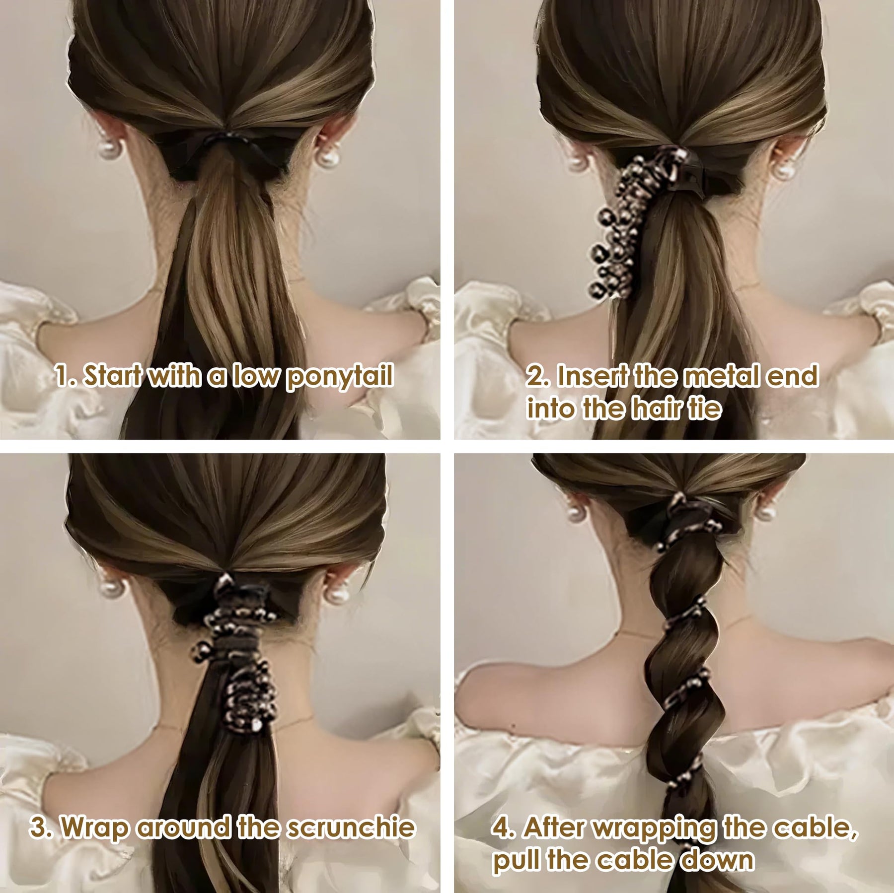 CoilLuxe – Premium Spiral Hair Ties Pack
