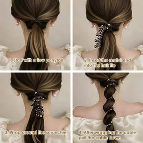 CoilLuxe – Premium Spiral Hair Ties Pack