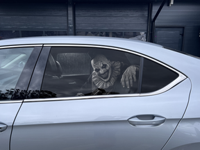 PrankVision – Clown Art Car Window Sticker