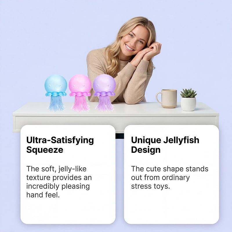 OceanSquish – Soft Jellyfish Fidget Toy