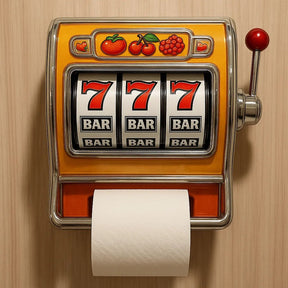 RollJack – Slot Machine Toilet Paper Holder