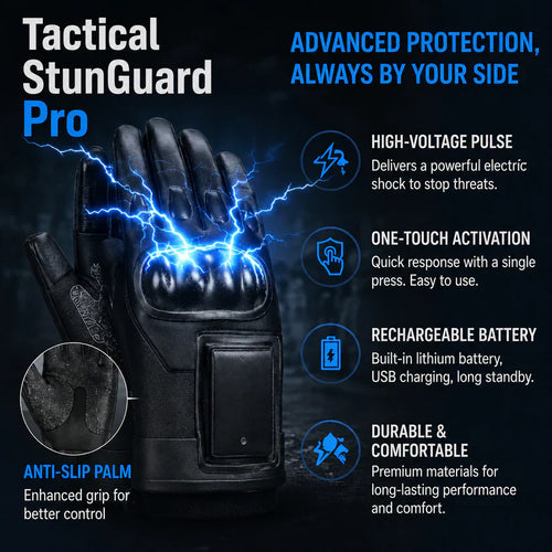 StunGuard Pro – Tactical Protection & Safety Performance Glove