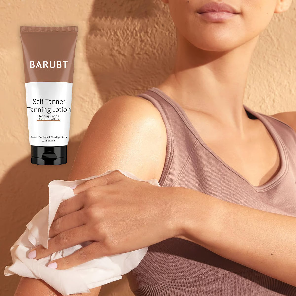BronzeAura – Natural Finish Self Tanner Lotion