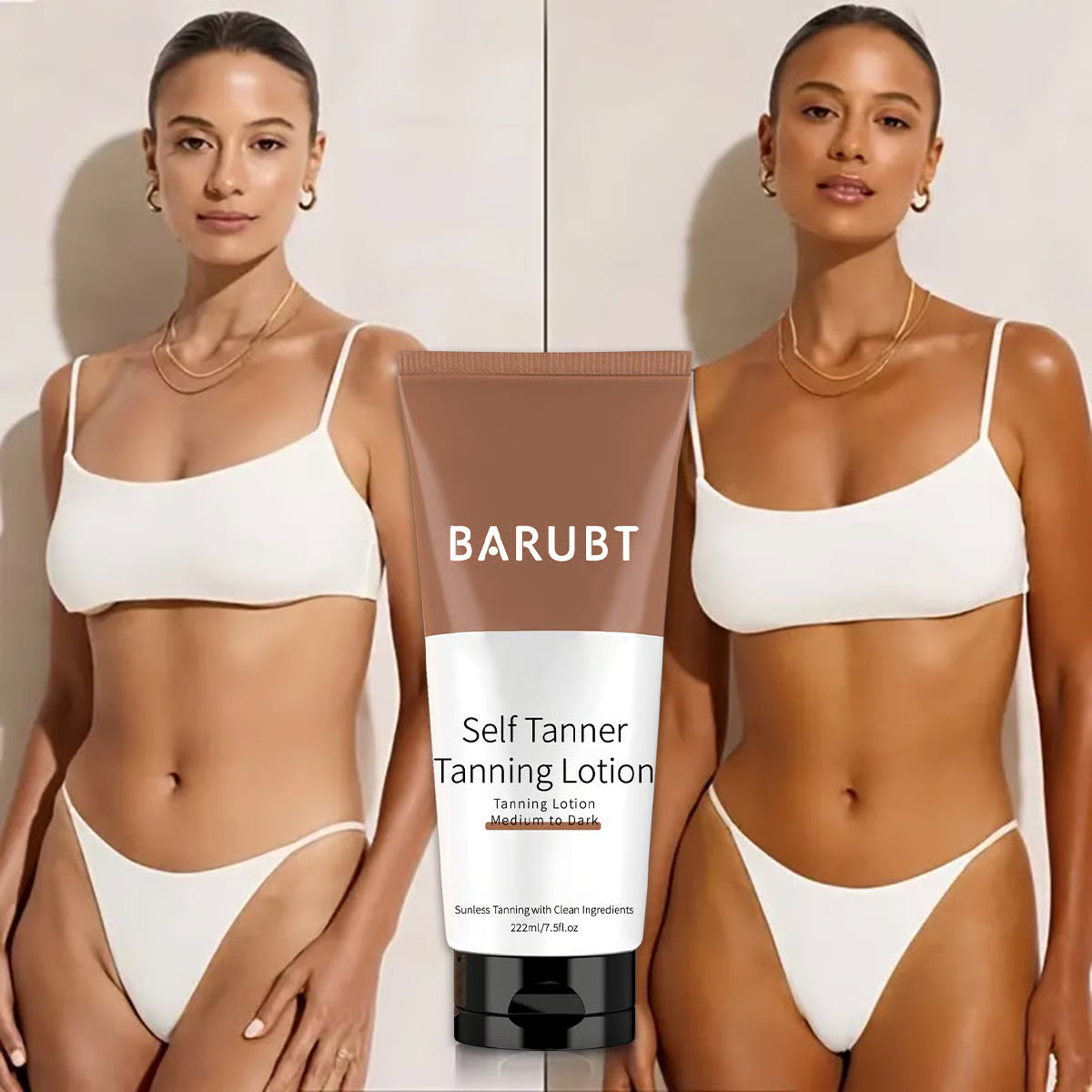 BronzeAura – Natural Finish Self Tanner Lotion