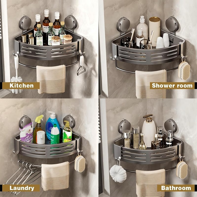 BathHaven – Triangle Suction Organizer