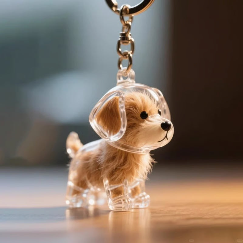 ForeverPaw – Pet Hair Memorial Keepsake Keychain