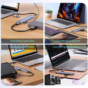 DockPro – Premium Aluminum Laptop Docking Station