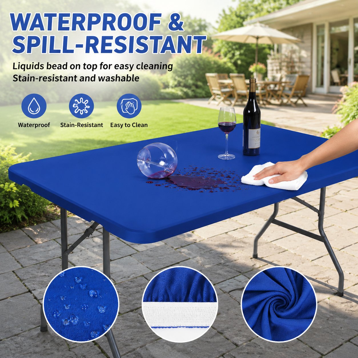 PicnicShield – Elastic Fit Table Protector