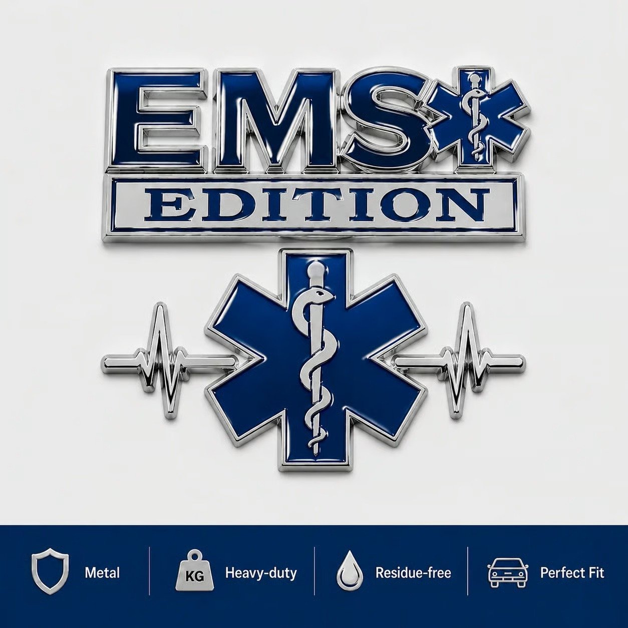 RapidResponse – EMS Metal Vehicle Badge