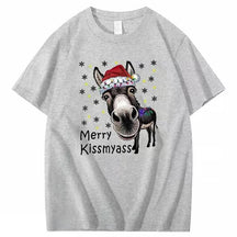 KissMyAss - Funny Donkey Christmas T-Shirt