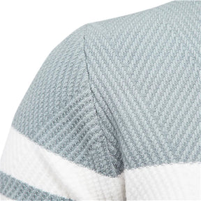 Zander Field Stripe Cotton Crewneck | Lupi
