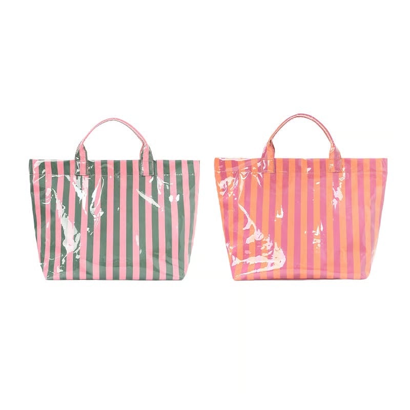 CarryWave – Durable Canvas Striped Tote Bag