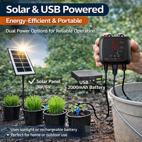 💧 12-Plant Solar Drip Irrigation Kit 🔥