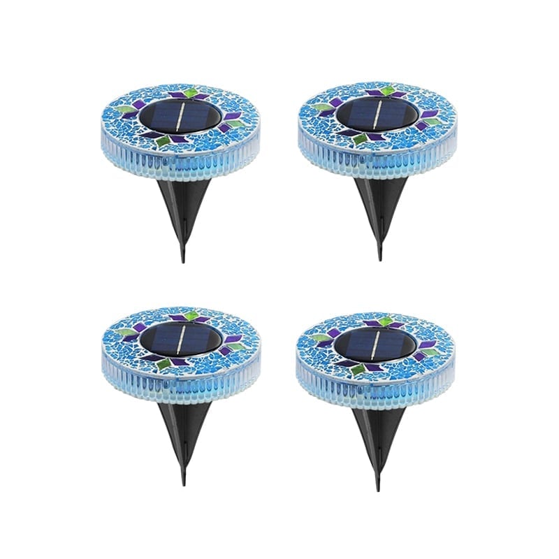 NightMosaic – Waterproof Solar Pathway Lights