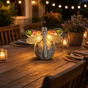 GlowWing – Solar Dragonfly Garden Light