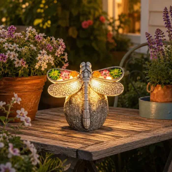 GlowWing – Solar Dragonfly Garden Light