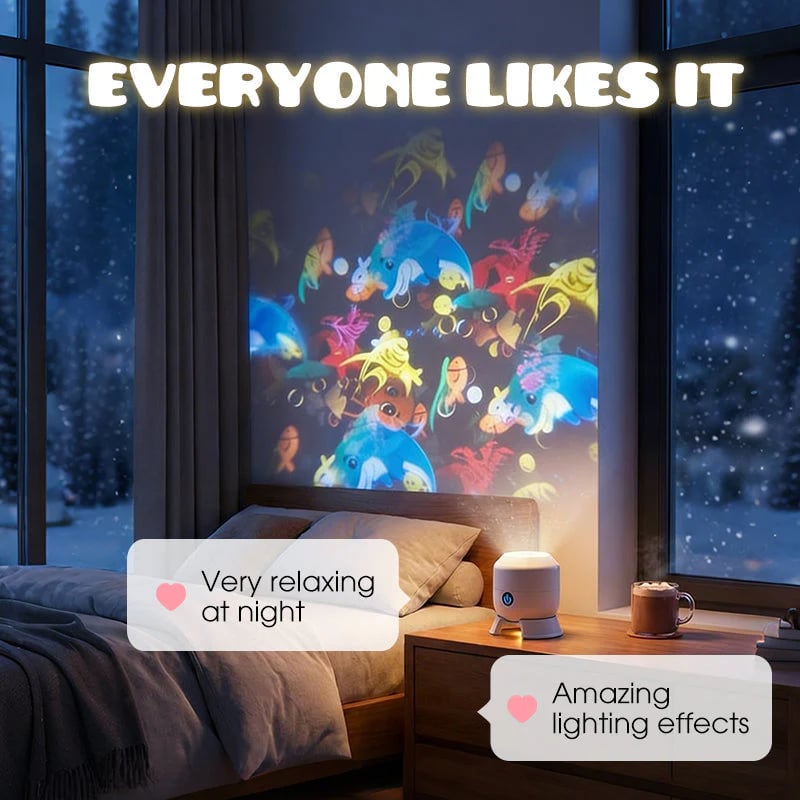 OceanGlow – Rotating LED Light Projector