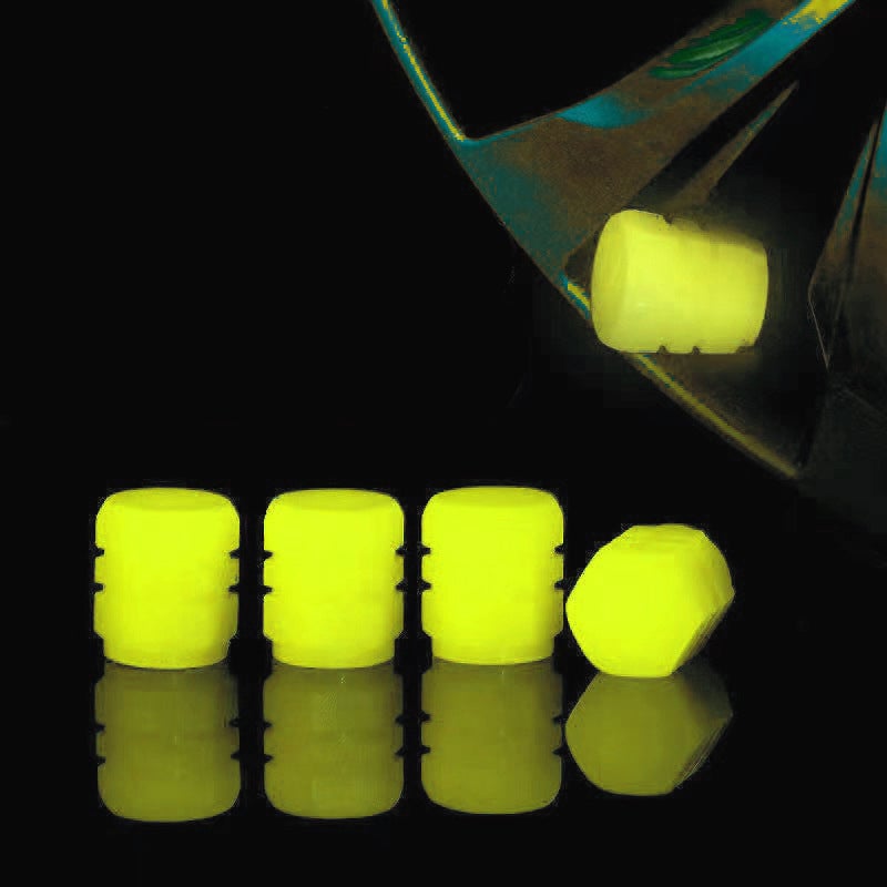 GlowRide - Fluorescent Wheel Valve Caps