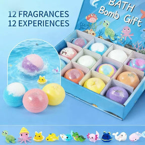 KidSplash – Colorful Bath Bomb Gift Set for Kids