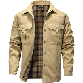VistaWork – Versatile Flannel-Lined Utility Shacket