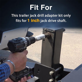 TowCore – Electric Drill Trailer Jack Tool