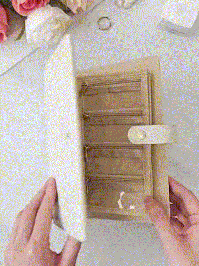 LunaVault - Portable Jewelry Organizer Book