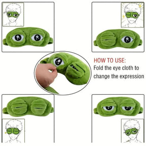 FroggyNap – Funny 3D Frog Sleep Mask