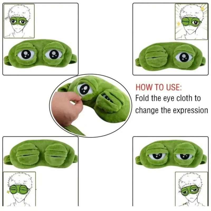 FroggyNap – Funny 3D Frog Sleep Mask