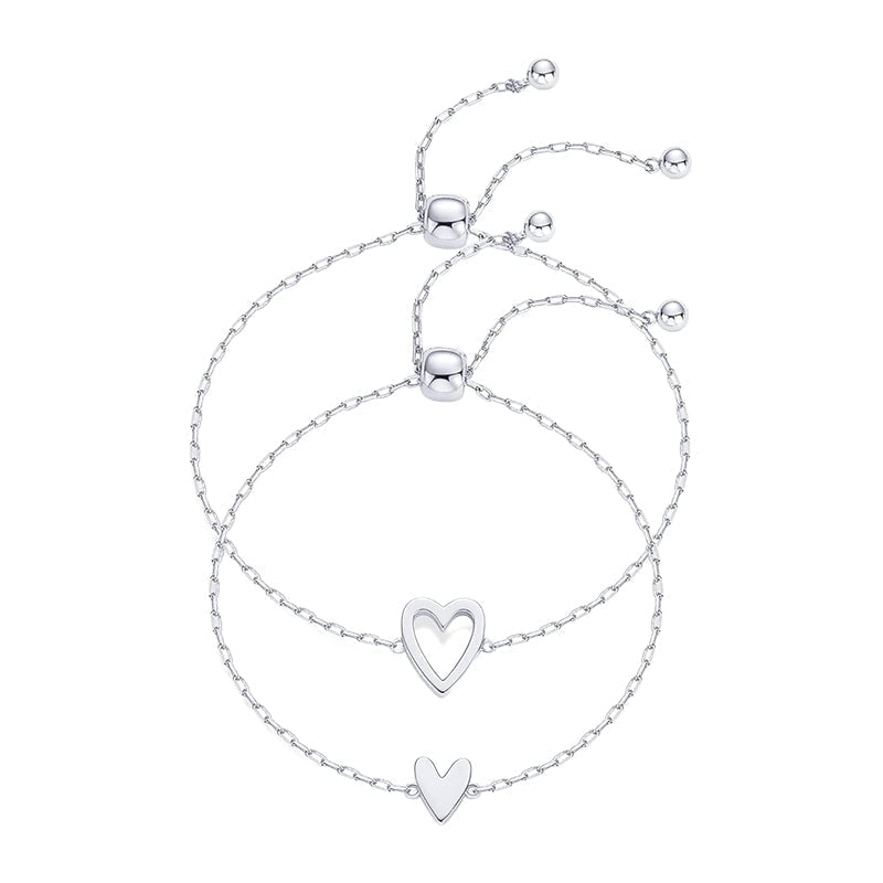 ForeverTies – Adjustable Duo Friendship Bracelet Set