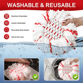 GripFiber – Universal Spin Mop Head