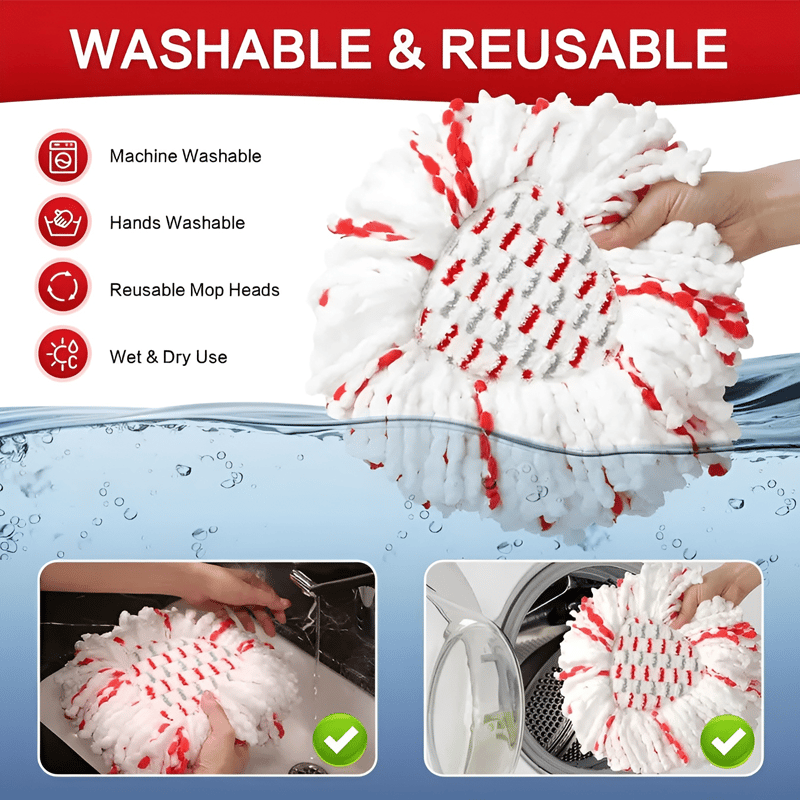 GripFiber – Universal Spin Mop Head