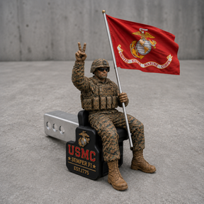 PatriotPulse – USMC Brotherhood Hitch Guard