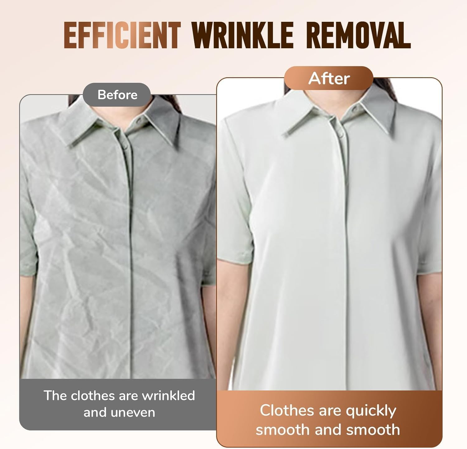 SteamEase – Portable Vacuum Clothes Steamer