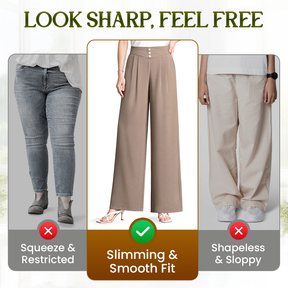 SoftStride – Elegant Wide-Leg Pants