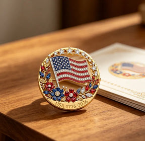 FreedomMark – Patriotic Anniversary Brooch