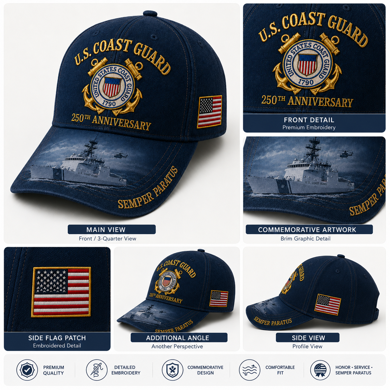 MarinerValor – Patriotic Anniversary Commemorative Cap