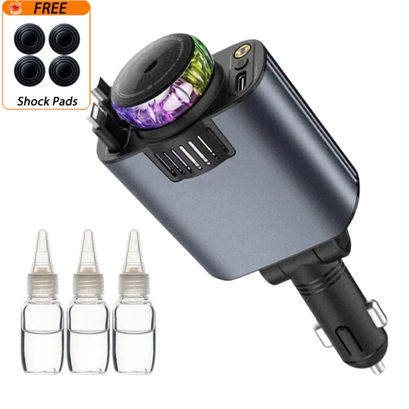AuraNova – 5-in-1 Smart Charger & Aroma Diffuser