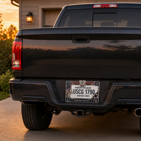 HonorDrive – Premium Coast Guard Heritage License Plate Frame