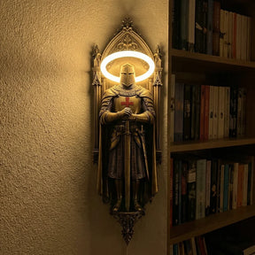 KnightGlow – Medieval Knight Wall Lamp