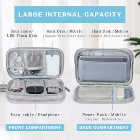 TechVault - Travel Cable Organizer Pouch